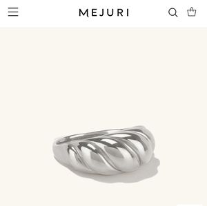 Mejuri Croissant Dome Ring